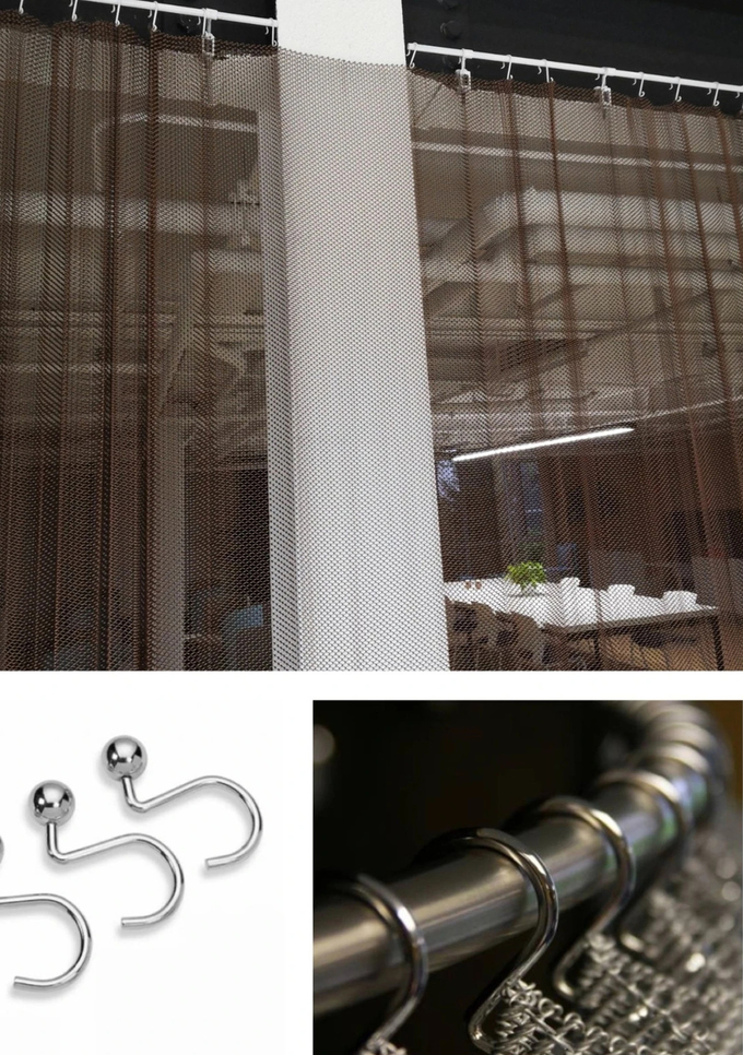 Pañería de la bobina del metal del diseño y de la fabricación, cortina de encargo 6 de la bobina del metal