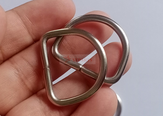 anillos en D del metal de 25x30m m para la fabricación de la manta de aislamiento desprendible