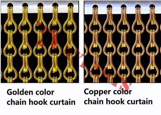 El doble colorido engancha la cortina de aluminio de la alambrada con la dimensión modificada para requisitos particulares