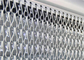 color plata de las cortinas de aluminio de la alambrada de 2.0m m para los tabiques