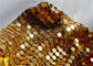 Tela 4x4m m de la lentejuela del metal del color oro usados como cortinas del tabique