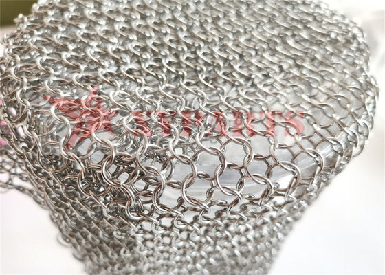 Malla del anillo de ChainMail de la estructura arquitectónica para los tabiques