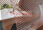 cortina arquitectónica de bronce del alambre de la bobina de 10m m Foldability para el fondo de etapa