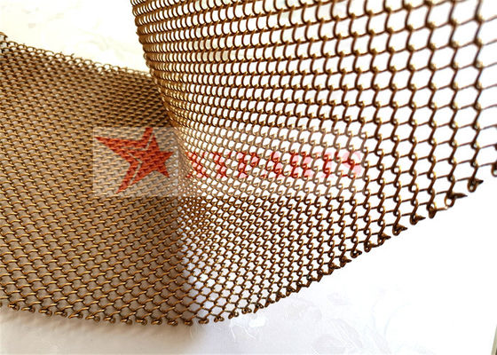 Alambre tejido colgante Mesh Shower Curtain Aluminum Coil