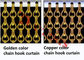 El doble colorido engancha la cortina de aluminio de la alambrada con la dimensión modificada para requisitos particulares