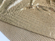Tela flexible suave de Mesh Gold Aluminum Haute Garments de la lentejuela del metal de 3m m