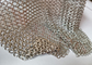 tipo de acero inoxidable de 0.53x3.81m m Mesh Curtain Chainmail Safety Welded